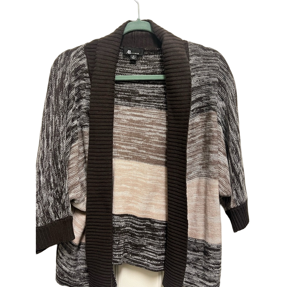 Women's Black and Brown Sweater